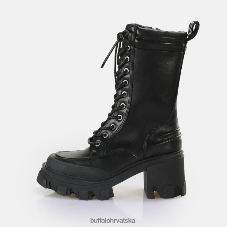 crno Buffalo riot lace hi gležnjače vegan |čizme TDD6T821
